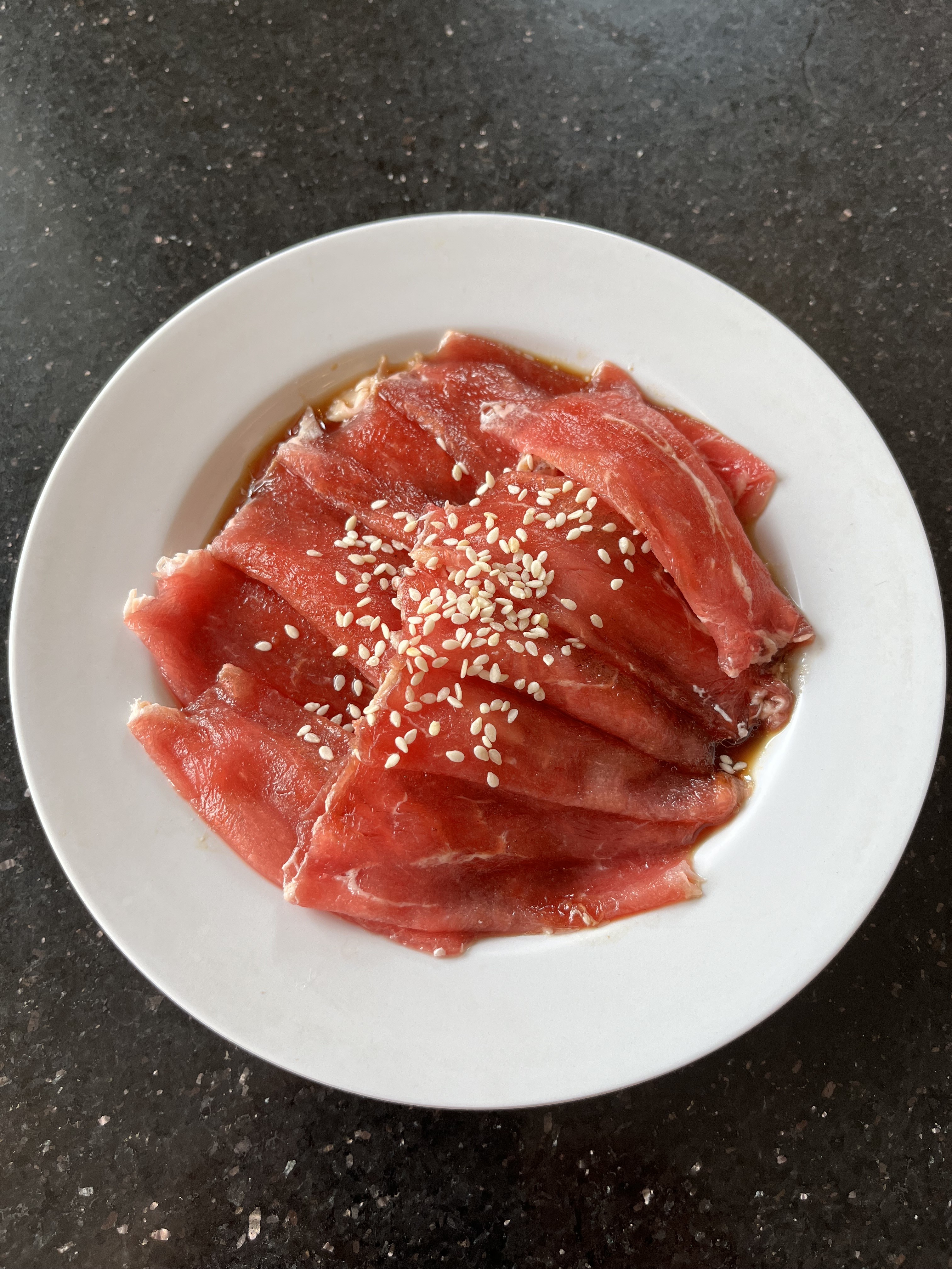 Beef Marinated Ginger Hanamasa